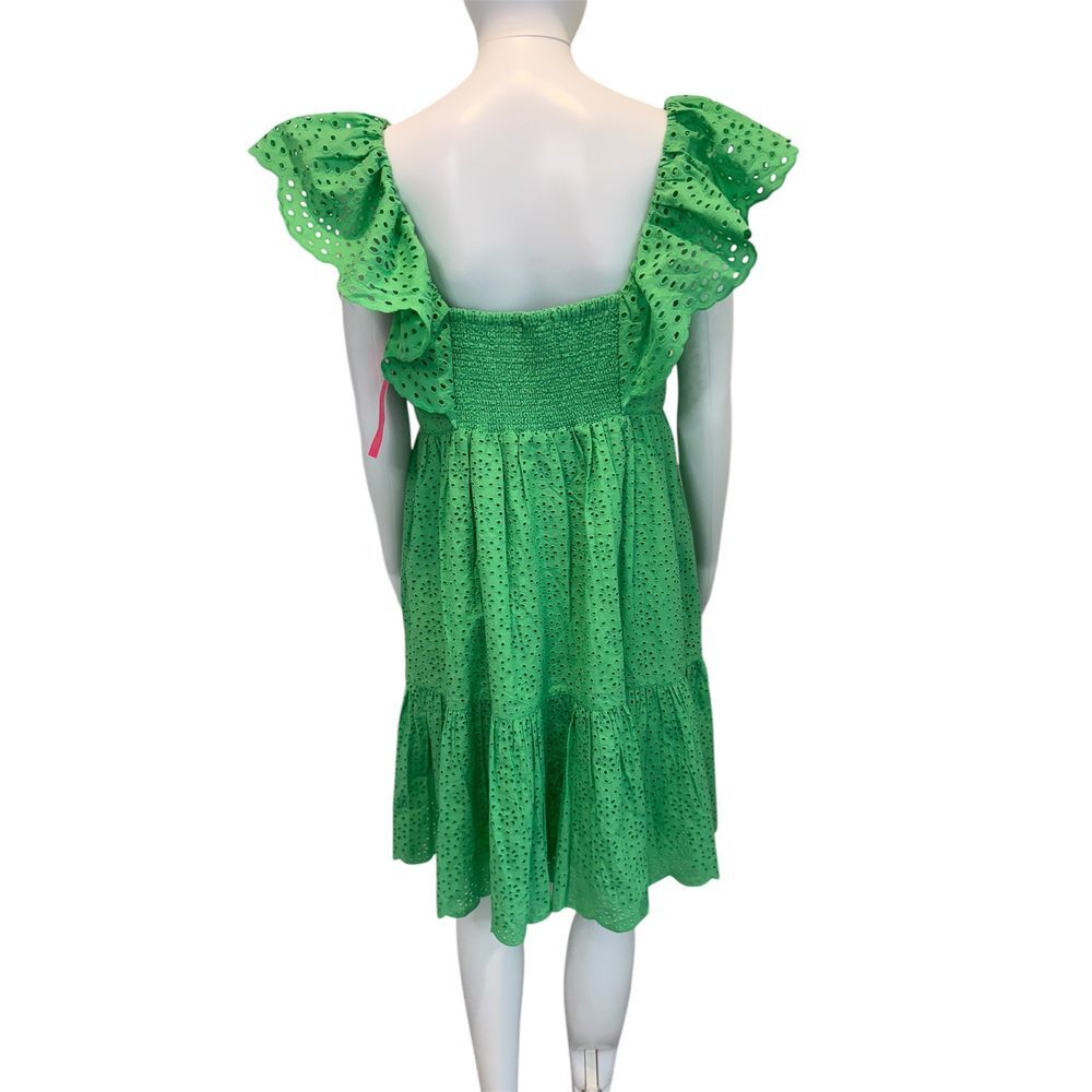NWT Lilly Pulitzer Asteria Cabana Green Daisy Dreams Eyelet Dress - Picture 4 of 6
